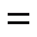 Signo igual - Igual que - Igualdad 